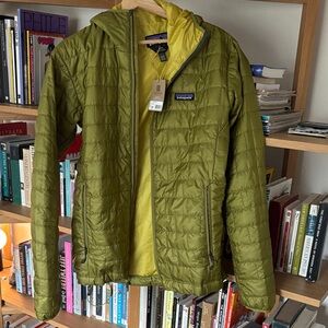 Patagonia Olive Green Hooded Jacket